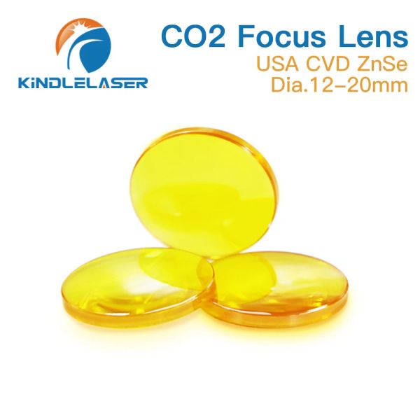 Lente ZNSE Focus USA CVD Lente DIA.12/15/18/20 FL25.4/38.1/50.8/63.5/76.2/101.6/127/160mm para a máquina de corte de gravura a laser de CO2