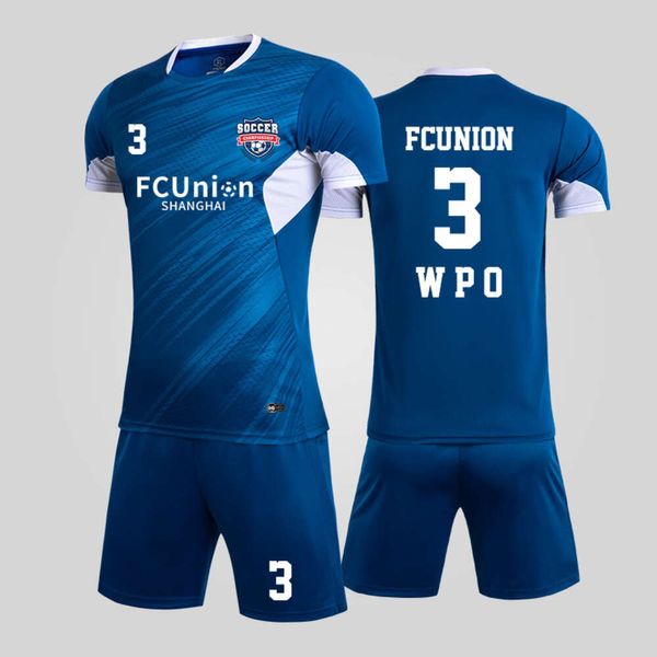 Football Trikot Set Kurzärmelig für Erwachsene Kinder -Sporttraining Anzug kurzärmeliger Trikot -Team Uniform kann gedruckt werden.