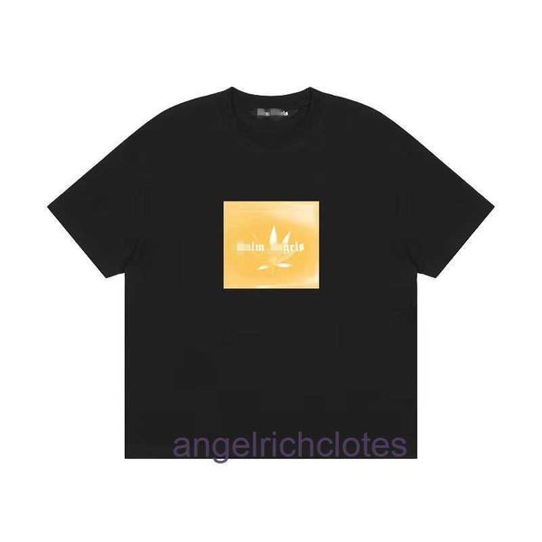 High -End -Designer -Kleidung für PAA Angle Modemarke Gold Ahornblatt -Blatt -Druck Kurzarm T -Shirt für Männer und Frauen Liebhaber High Street mit 1: 1 Original -Tag