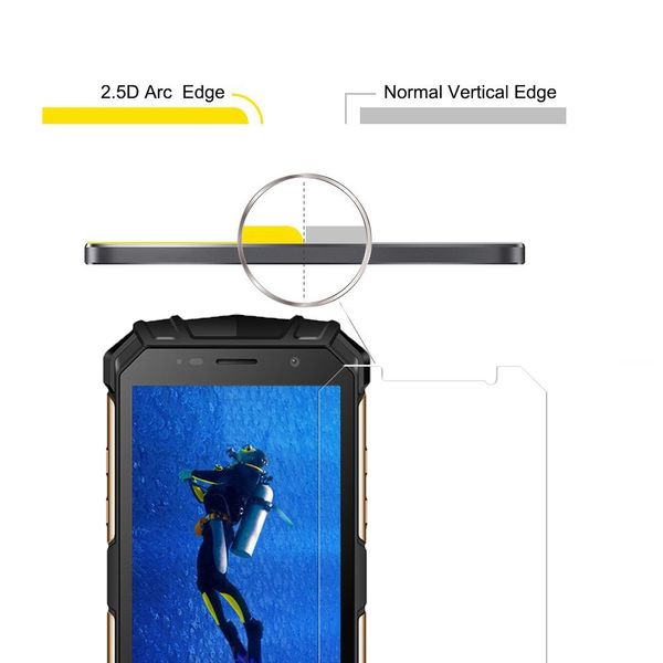 9H 2,5D Ultra-dünner Temperaturhülle für Doogee S60 HD-Bildschirmschutz für Doogee S60 Lite S 60 Scratch Proof Protective Film