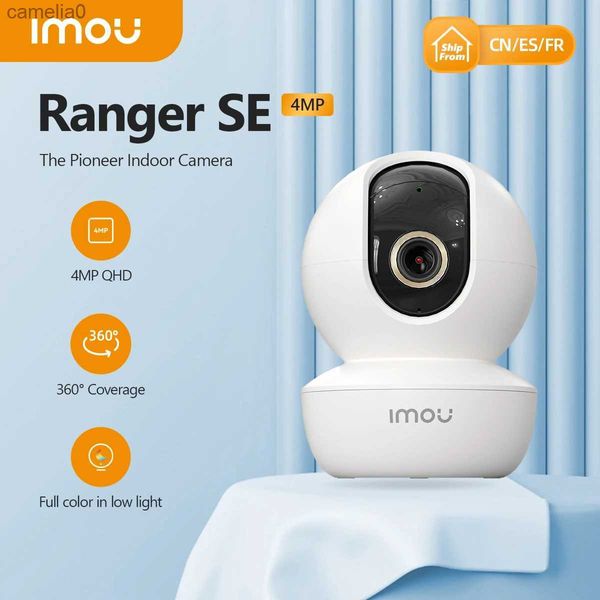 IP -камеры Imou Ranger SE 4MP 4x цифровой Zoom AI Camere Camera Camerabine Baby Safety Мониторинг беспроводной IP -виде видеонаблюдения CAMERAC240412