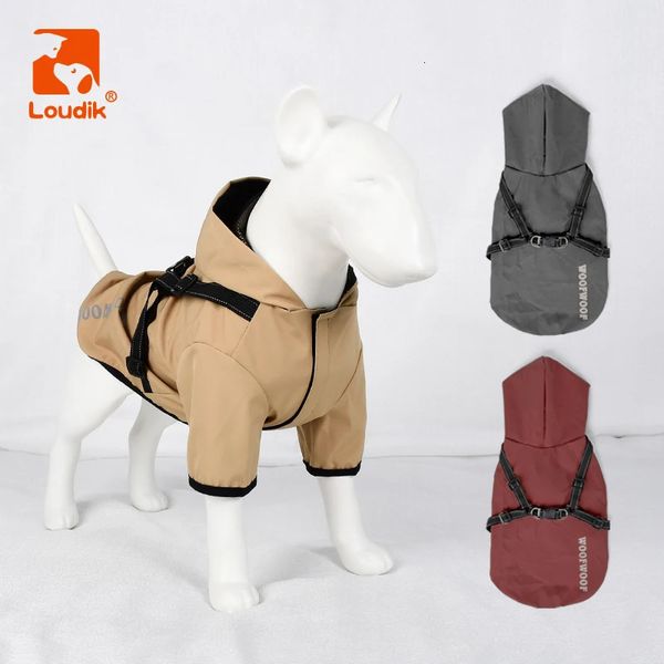 Loudik Small Dog Regenmantel wasserdichte Haustierbekleidung Fancy Welpe Kleidung im Freien im Freien Sommerzubehör Großhandel 240412