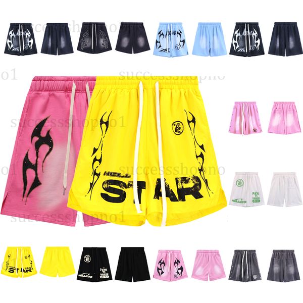 Hellstar Shorts Shorts Shorts sciolto Casual Basket Outdoor Football Track and Field Fitness Everylesh Luxury Summer Beach Shorts