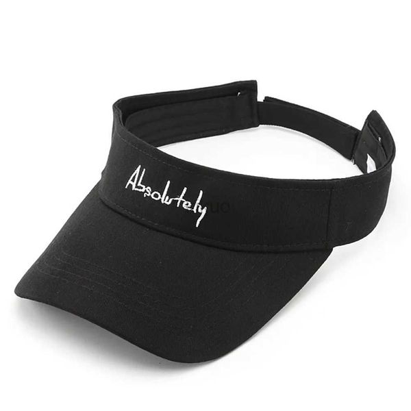 Visors Ball Caps Sun Visor Cap для мужчин Ladies Beach Bool Head Sun Vestors с текстом Черно розовая белая вышивка пустая простая дизайн 240412