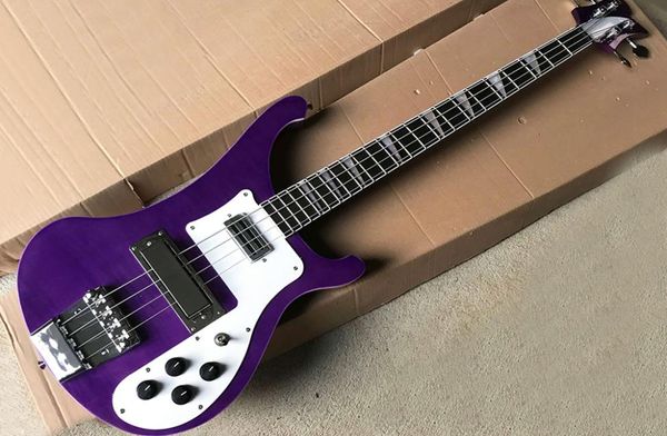 Purple 4 Strings 4003 Ricken Electric Bass Guitar with Rosewood208624