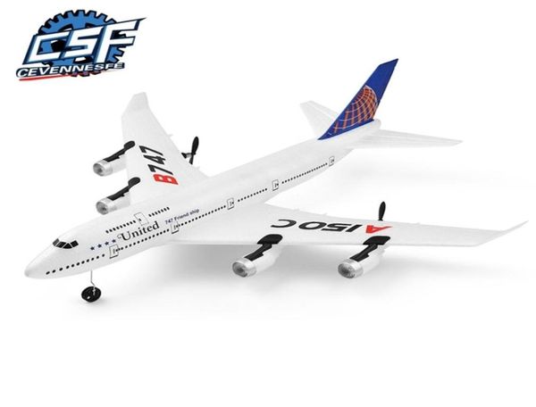 Aeronaves ElectricRC Novo drone C Boeing Modelo RC Airplano 2 canais Toys de aeronaves de controle remoto para crianças meninos LJ2012104105369