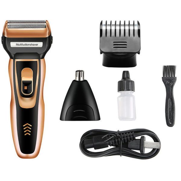 Shaves 2023 Popular 3in1 Men's Electric Shaver Full Corpo Lavagem Multifuncional Kit de Beleza Barba Trimer Facial sobrancelha Narize Razor