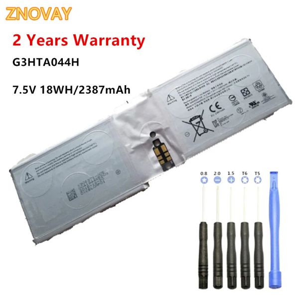 Baterias Znovay G3HTA020H G3HTA044H DAK822470K BATERAGEM DE Laptop para o Microsoft Surface Book 1 1703 1704 1705 7,5V 2387mAh