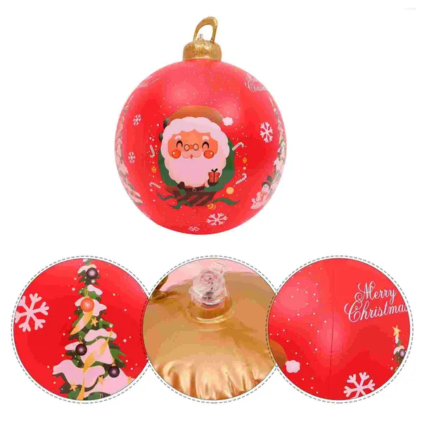 Figurine decorative Decor natalizie gonfiabili decorazioni di Natale Ornament per esterni a dimensioni grandi sfere gonfiabili