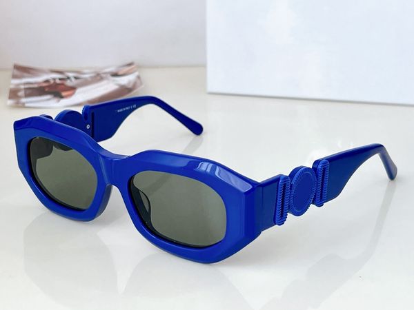 Luxusdesignerin Sonnenbrille Mann Frauen 4088 Unisex Rechteck Goggle Strand Sonnenbrillen Design UV400 FODE MODE METAL DEGLANK EYEWAR