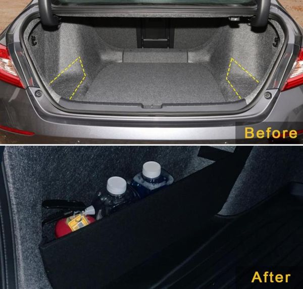 Für Honda Accord 20082021 Autozubehör Organizer Board Flanell Auto Trunk Side Lagerung Partitionen Platte Heckbox Shield21643188346