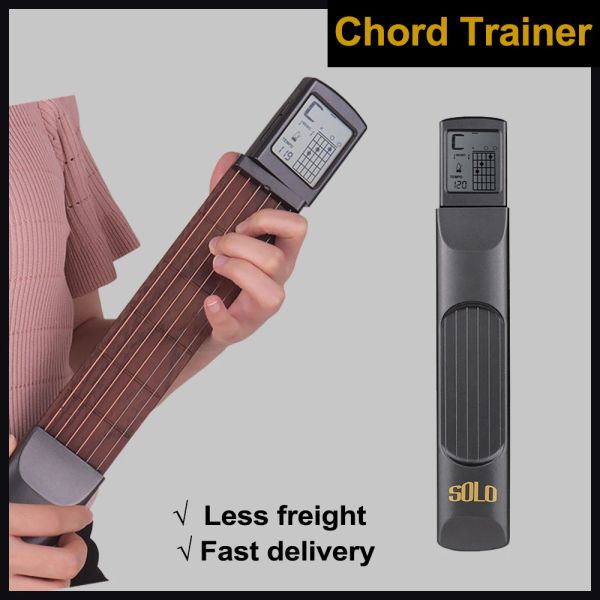 Cavi 6string Pocket Guitar Chord Trainer Guitar Practer Strumento Gadget 6 Frets Guitar Finger Trainer per accessori per chitarra elettrica