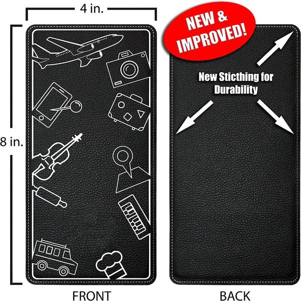 Универсальный складной держатель телефона Черный кожаный держатель универсальный складной подставка для мобильного телефона для таблеток для путешествия самолета