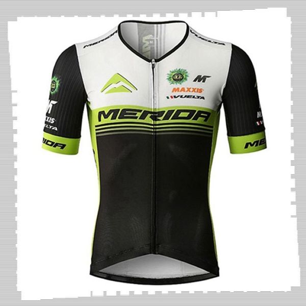 Bisiklet Jersey Pro Team Merida Mens Yaz Hızlı Kuru Spor Üniforma Dağ Bisiklet Gömlekleri Yol Bisiklet Üstleri Yarış Giyim Outdoor220u