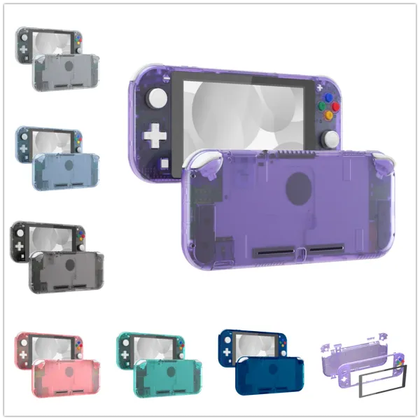 Casos Extremerar a substituição de DIY, a caixa do controlador de mão personalizada com botões de abxy de protetor de tela para NS Switch Lite