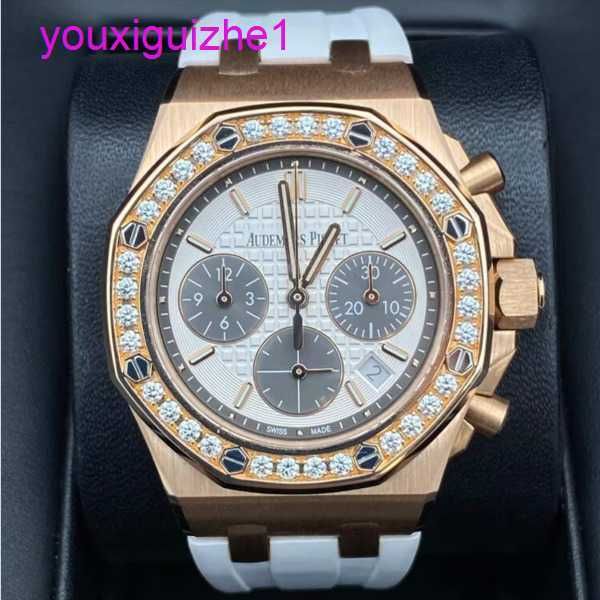 Letzte AP -Handgelenkwache Royal Oak Offshore -Serie 26231or Rose Gold Womens Fashion Freizeit für Sportmaschinen Uhr