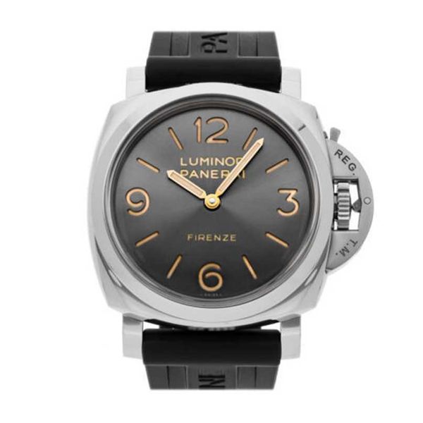 Avogados de pulso de luxo Paneraiss relógios submersíveis Luminor Swiss Technology 3 dias de aço de aço manual Mens relógio Pam 605 du6y