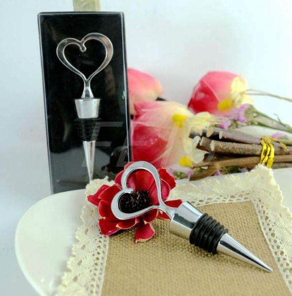 Feis inteiro The Stainless Heart Bottle Stop Wedding Favor Presentes de casamento Fornecedores de cozinha1648459