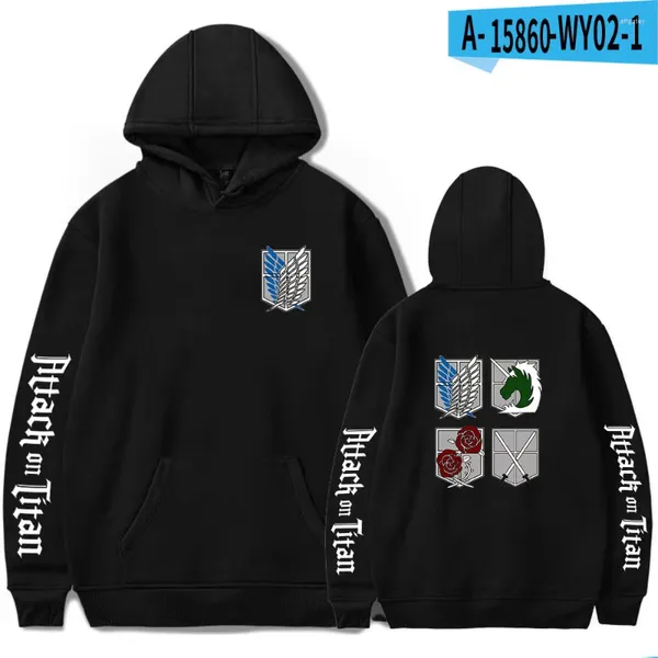 Hoodies maschile e abbigliamento per anime casual da uomo in strada polare hip-hop harajuku coppia urbano molla primavera autunno