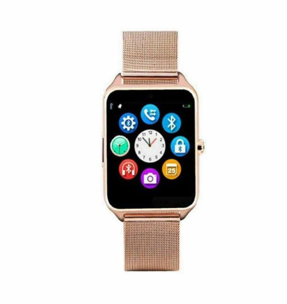 Bluetooth Smart Watch Plus Metal Strap Bluetooth Wrist Smartwatch Suporte SIM TF CARD ANDROID IOS SMART Watch7574085