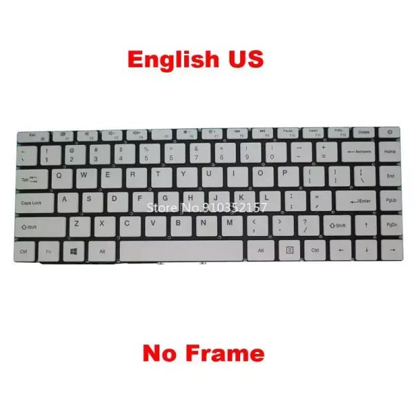 Tastiera per laptop tastiera per teclast f7 più II f7 plus 2 14.1 'inglese USA KOREANO KR BIANCO NO TRAFIA