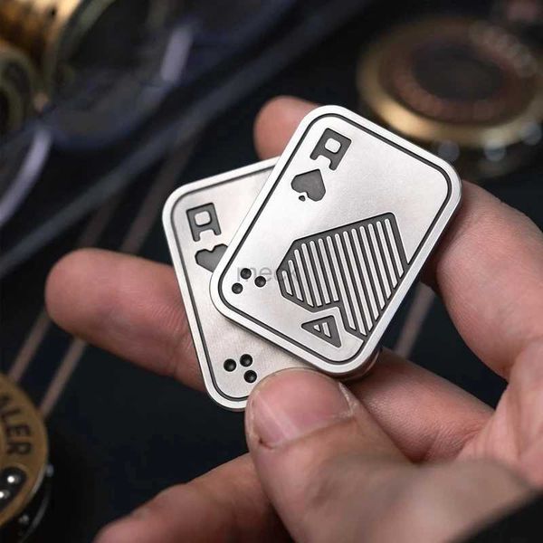 Dekompresyon oyuncak lautie shuffle edc aa kk şanslı poker parası antistress texas holdem ofis masası yenilik fidget oyuncaklar suçlayıcı metal manyetik oyuncaklar 240413