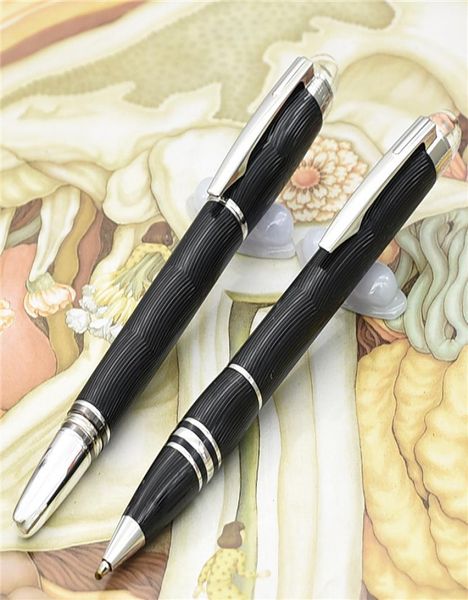 Vendi Star Walker Black Resin Black BallPoint Pen Roller Roller Pen Pen Pen Stationery Luxury Scrittura Penne F7679055