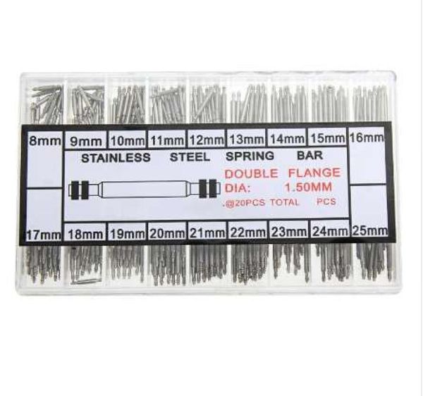 Novo 360pcs 825mm Watchmaker Tools Ferramentas de barra de primavera Link Pins Peças de ferramentas para relógios Kit de ferramentas de reparo acessórios7827923