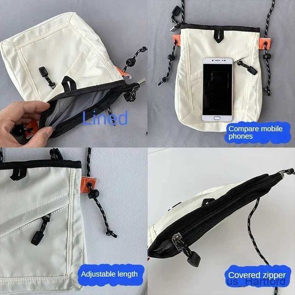 Bolsas novas Mini Mini Travel à prova d'água Smão de ombro quadrado Men Mulheres Bolsa Mensageiro Bag Unissex Crossbody Bag