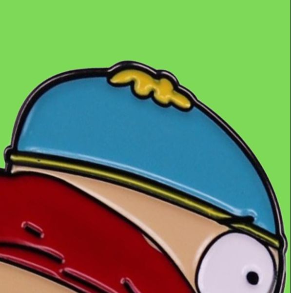 Southpark Eric Cartman Ass Badge Cartoon Animationl Brosche Pin süße Boy Accessoire7029835