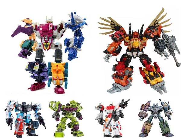 BMB WJ Jinbao Haizhixing G1 Ação de transformação Figura Toy Precaking Bruticus Abominus Devastator Defensor Combiner Modelo 2012039528198