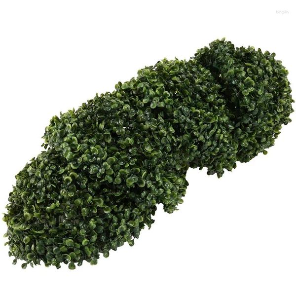 Dekorative Blumen Promotion!2 PCs 11 Zoll künstliche Pflanze Topiary Ball Faux Boxwood Bälle für den Gartengarten Hochzeitsdekoration im Hinterhof