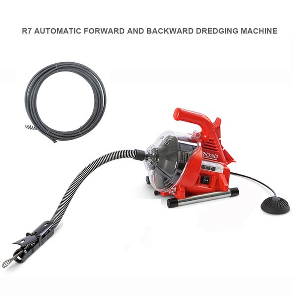 220 V Autofeed Electric Faredri Dredging Macchina Dreding Wilet cucina da 19-28 mm per la pulizia del tubo Dregger Drain Cleaner 120W 120W