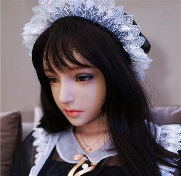 Gerçekçi Seksi Parti Masquerade Cilt Kız Maskesi Kadın Lateks Güzellik Yüz Maskesi Cosplay Transseksüel Crossdress Shemale Yetişkinleri Cos5303900