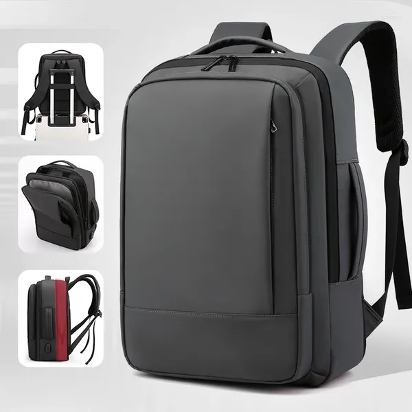 Рюкзак 2024 OEM -фабрика прямой 17 -дюймовый мужской водонепроницаемый ноутбук пользовательский студенческий сумка