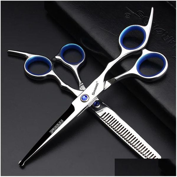 Инструменты для парикмахерской Новые 6 -дюймовые ножницы для парикмахерской стилист Специальный красот Неоткрытый и изнашивающийся парикмахерский наборы.