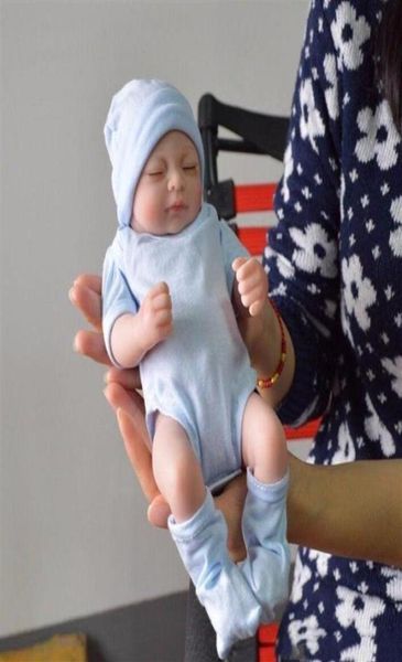 Dolls de silicone de corpo inteiro Reborn Baby Dolls Reborn Baby Dolls Made Reborn 11 polegadas de aparência real Real Baby Girl Silicone Realistic D8157915