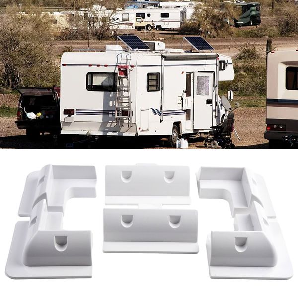 Solarpanel weiße schwarze Montagehalterung Sets Verstellbare Kits Caravan RV -RV -Boot für Hardware -Zubehör für Hausverbesserungen