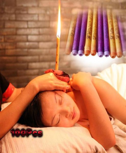 100pcs 50pairs baratos e de alta qualidade terapia médica beeewax ear velas multicoloras Candles254z8046869