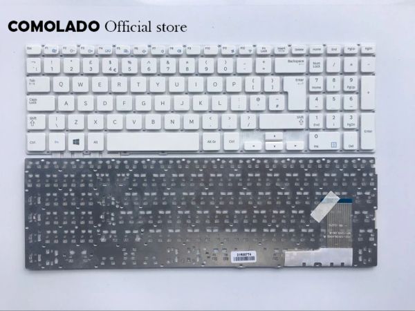 Keyboards UK Laptop -Tastatur für Samsung 370R5E NP370R5E NP370R5V 510R5E NP510R5E 450R5E 450R5V NP450R5E NP450R5V Blackwhite UK Layout