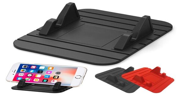 Soft Silicon Mobiltelefonhalter Auto Dashboard GPS Anti Slip Mat Desktop Ständer für iPhone 11 Samsung S20 Tablet5476377