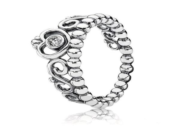 925 Prata esterlina My Princess Packable Ring Set Caixa original para RA Women Wedding CZ Diamond Crown 18K Rosa Rose Rings2428739
