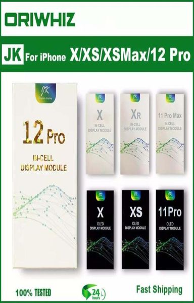 İPhone x XR XS için JK Incell Ekranı Max 11 12 12 12 Pro LCD Ekran Dokunmatik Ekran Sayısal Montajı Ölü Piksel Değiştirme Parçaları1972725