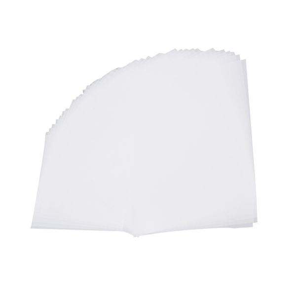 100pcs Pergamentpapierverfolgungspapier Künstler verfolgen Papier weiße durchscheinende Skizzierpapier für Tintenmarkierungen 16K