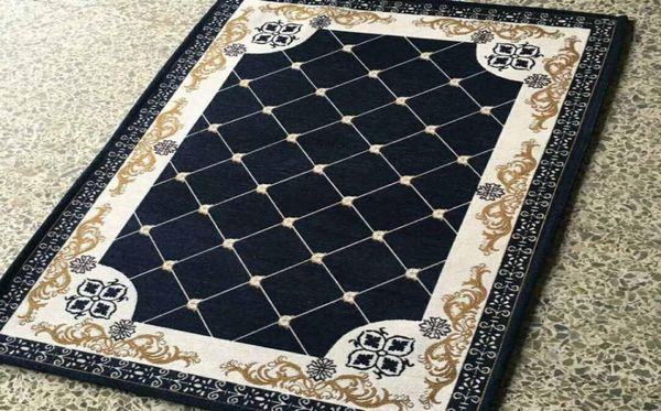 Tapetes de desenho geométrico jacquard malha carpete não -laca renda decoração de padrões modernos para o quarto da sala decoração4168186