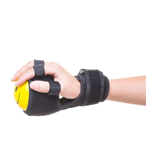 Equipamentos Antispasticity Ball Splint Hand dedução funcional Ortose dos dedos manual Exercício de reabilitação de bola de bola manual