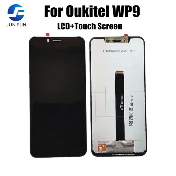 Display LCD mobile per oukitel wp9 wp10 display lcd con sensore lente vetro del pannello digitalizzatore touchscreen