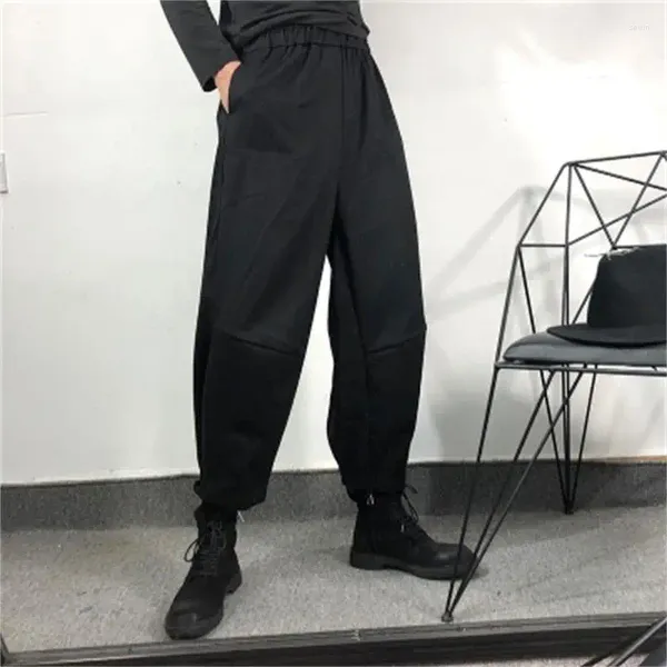 Pantaloni da uomo uomini chiudi il piede primavera e autunno versione coreana scura della moda giapponese giovine per il tempo libero