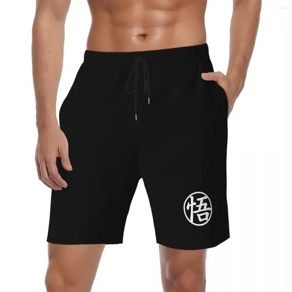 Herren -Shorts Anime Symbol Board Sommer Cool Mode Running Beach Kurzhose Männer atmungsaktive stilvolle maßgeschneiderte Schwimmstämme