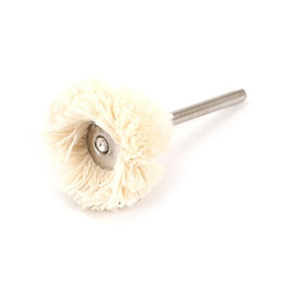 2,35/3mm de lã de lã de lã de lã de lã portátil portátil Pincel plana de polimento rotativo Acessório da ferramenta de ferramenta para jóias de metal madeira